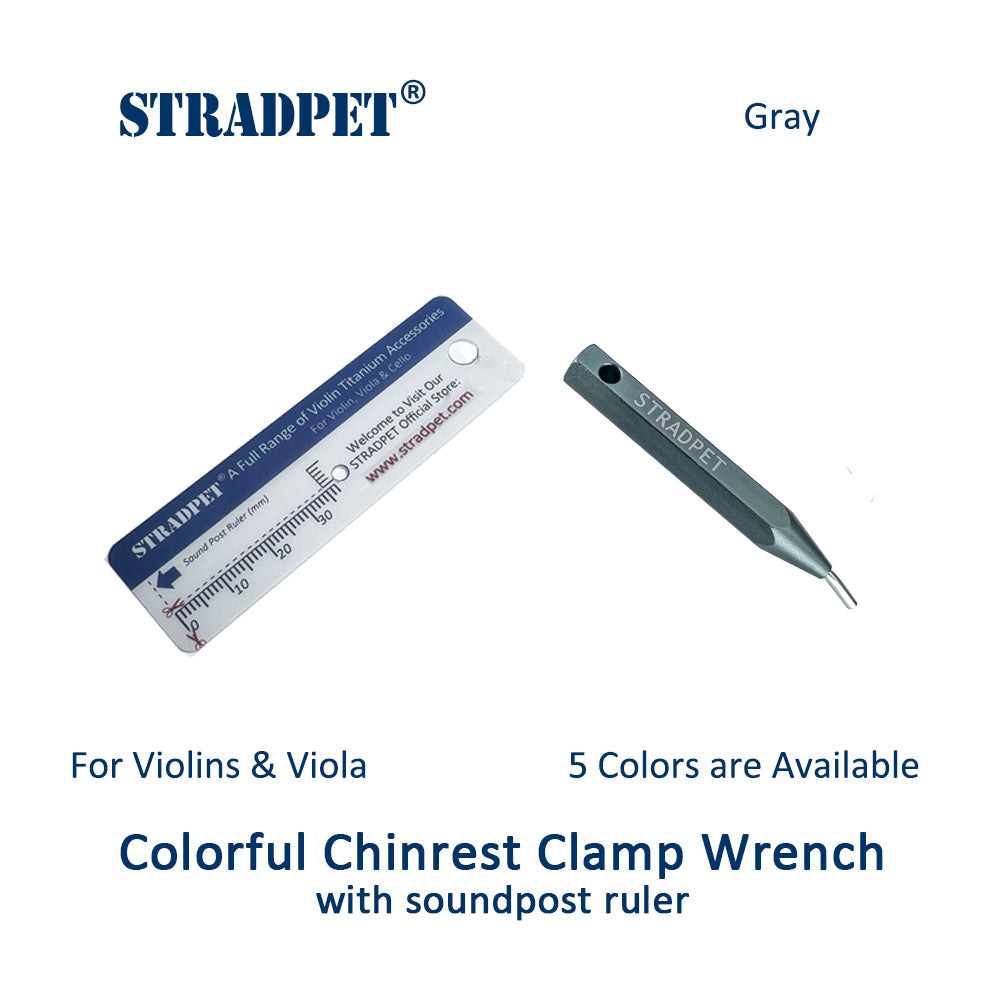 STRADPET Colorful Chinrest Clamp Wrench for Violin & Viola, Colorful Key to Chinrest Screw