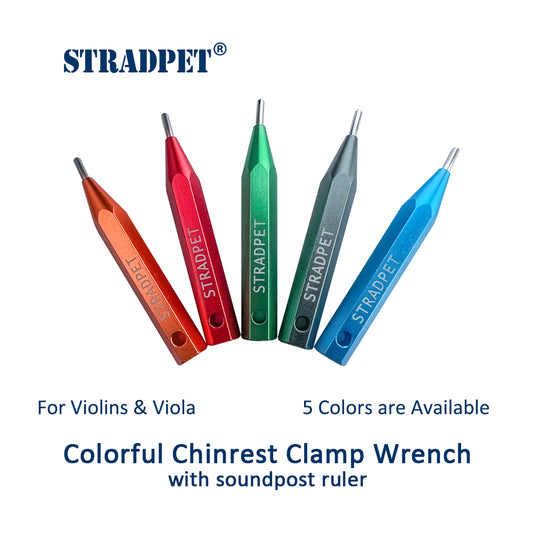 STRADPET Colorful Chinrest Clamp Wrench for Violin & Viola, Colorful Key to Chinrest Screw