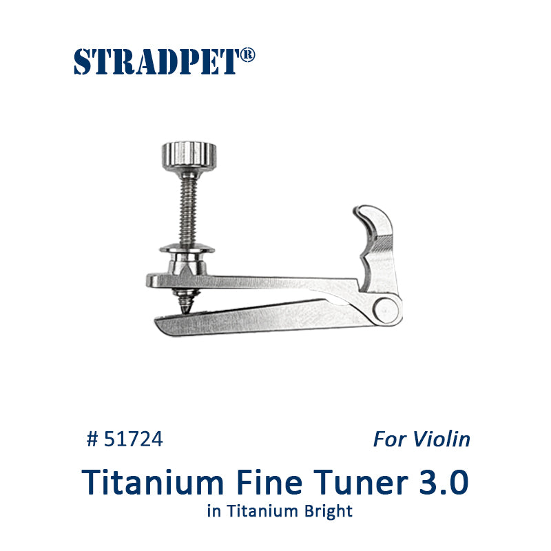 STRADPET Titanium Fine Tuner 3.0, for Violin, String Adjuster