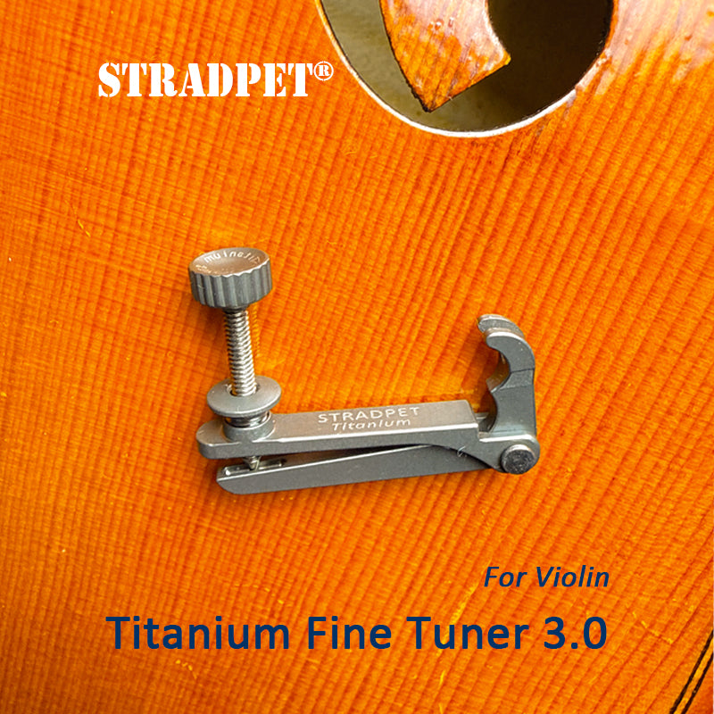 STRADPET Titanium Fine Tuner 3.0, for Violin, String Adjuster