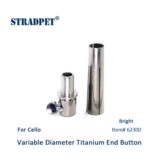 STRADPET Cello Titanium Variable Diameter Titanium End Button, Cello Accessories