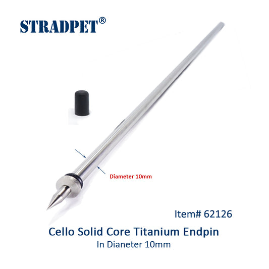 STRADPET Titanium Endpin for Cello in diameter 10mm, Length 595 mm