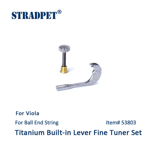 STRADPET Titanium Built-in Lever Fine Tuner for Viola, Viola Accessories