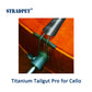 STRADPET Titanium Tailgut Pro for Cello with Titanium Screws, Flexible/Softer, Cello Accessories