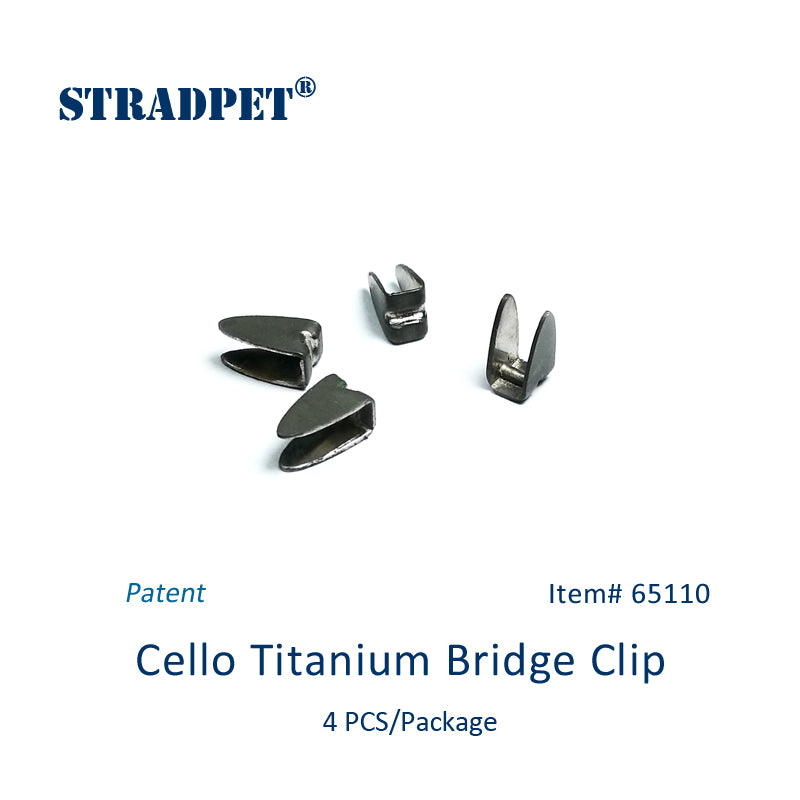 STRADPET Titanium Bridge Protector for Cello, 4 PCS in 1 Package