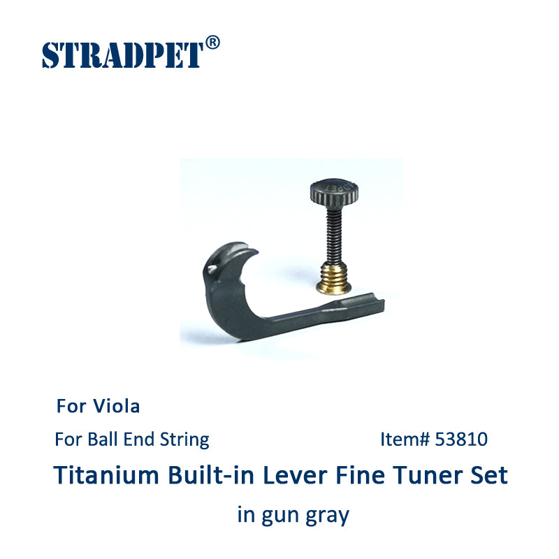 STRADPET Titanium Built-in Lever Fine Tuner for Viola, Viola Accessories