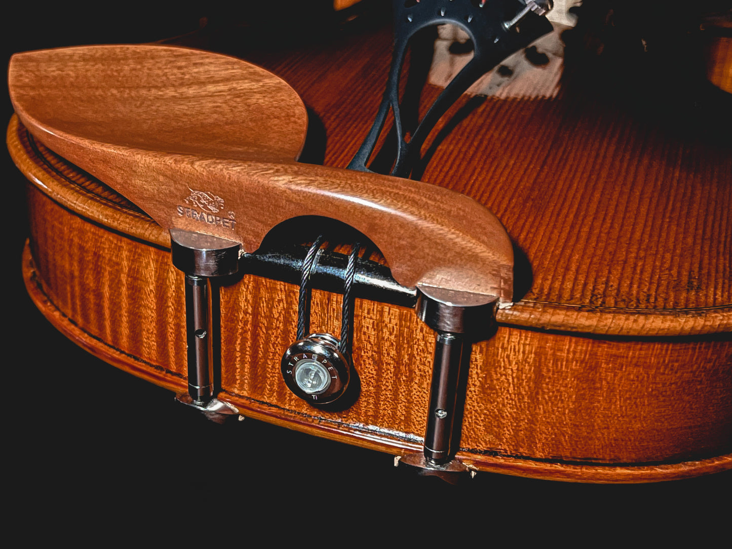 STRADPET Titanium End Button, Hollow type for Violin and Viola