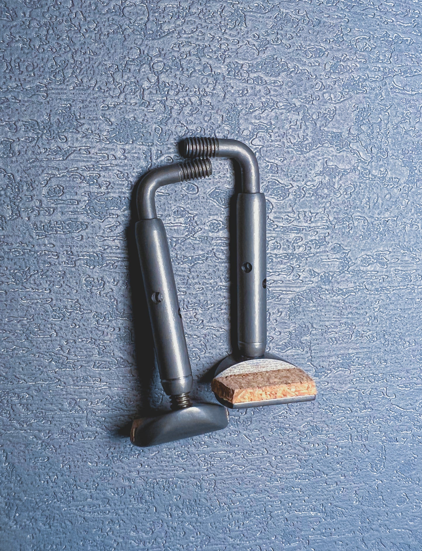 STRADPET Titanium Chinrest Clamps, Hook Type, for Viola, 4/4,4/3