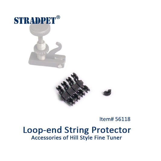 STRADPET Loop-end String PROTECTOR, Accessories for Hill Style Fine Tuner, 8 pcs in one set, PROTECTOR only, without tuner