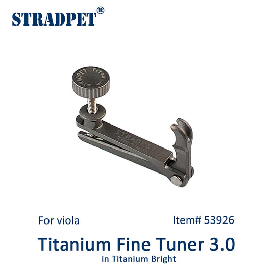 STRADPET Titanium Fine Tuner 3.0, for Viola, String Adjuster
