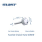 Dual-use Titanium Fine Tuner with ⌀7mm Faceted Crystal Hand Screw