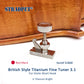 STRADPET 영국 스타일 티타늄 FineTuner, 특수 합금 볼트, 바이올린 제작자용 짧은 후크 