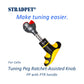 STRADPET Tuning Peg Ratchet-Assisted Knob with Aluminum/PP+PTR Handle for Cello