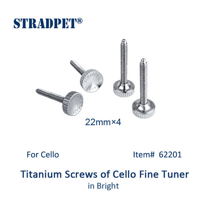 STRADPET 셀로 파인 튜너 티타늄 나사(4개)(22mm) 