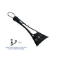 STRADPET French Style Titanium Tailpiece Set for violin with Titanium tailgut Pro, Optional with or without fine tuners