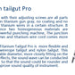 STRADPET Titanium Tailgut Pro with Titanium Screws, Flexible/Softer, Violin Accessories