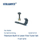 STRADPET Built-in Titanium Lever Fine Tuner Set for Violin (one tuner with its screws), Violin Accessories,4/4,3/4