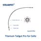 STRADPET Titanium Tailgut Pro for Cello with Titanium Screws, Flexible/Softer, Cello Accessories