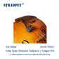 STRADPET Tulip Type Titanium Tailpiece set with Tailgut Pro with 4 PCS Titanium Lever Built-in Fine Tuners