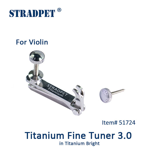 STRADPET チタン ファインチューナー 3.0 バイオリン用 ストリングアジャスター